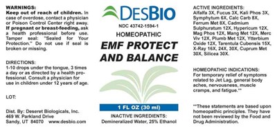 DSRT0160 EMF Protect and Balance 7 2 21